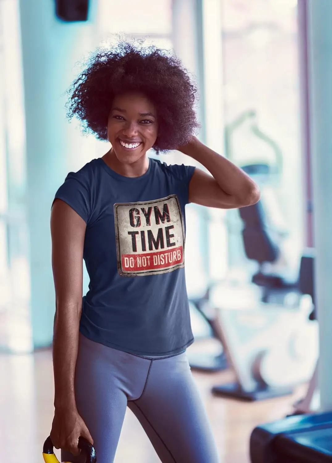 Économie drôles de fitness pour femmes, t-shirts de gymnastique Elin, cadeaux de nouveauté confortables, ne pas déranger le temps de gym, entraînement en déclin