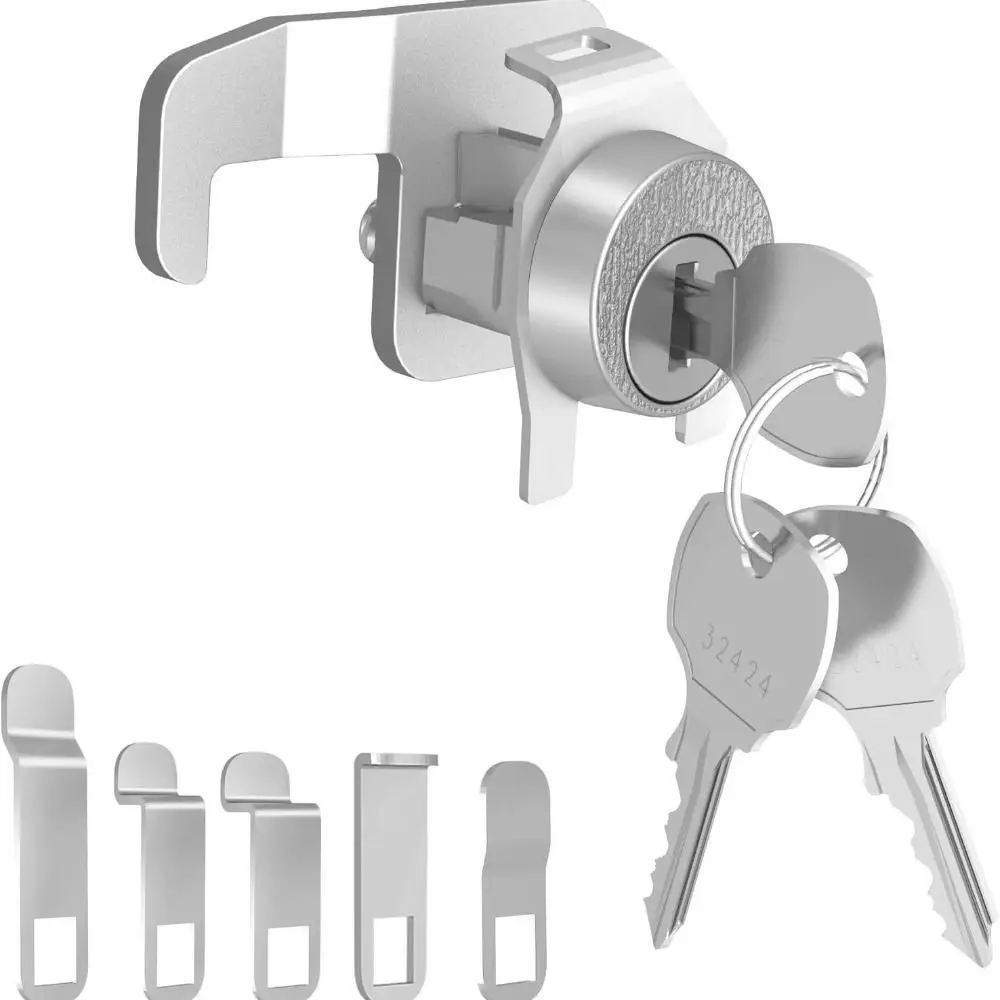Zinc Alloy Mailbox Lock 5 Pin Tumbler Tamper Resistant Tumbler Lock Waterproof Housing Weather Resistant Cluster Box Lock