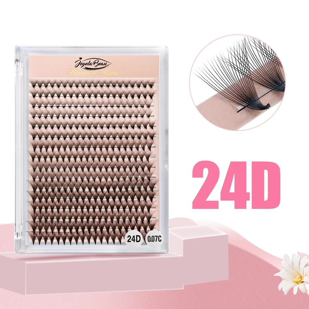 Goddess Premade Volume Fans 4D 5D 6D 7D 8D 10D 12D 14D 16D 20D Individuele Wimper Extensions Puntige Steel 320 Fans Faux Mink