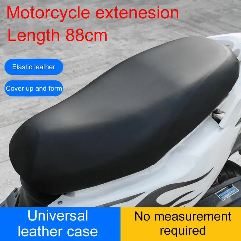 Motorcycle Seat Cushion Cover Leather Universal Pedal Scooter Electric Battery Car Electric Vehicle Waterproof Sun-proof Cushion