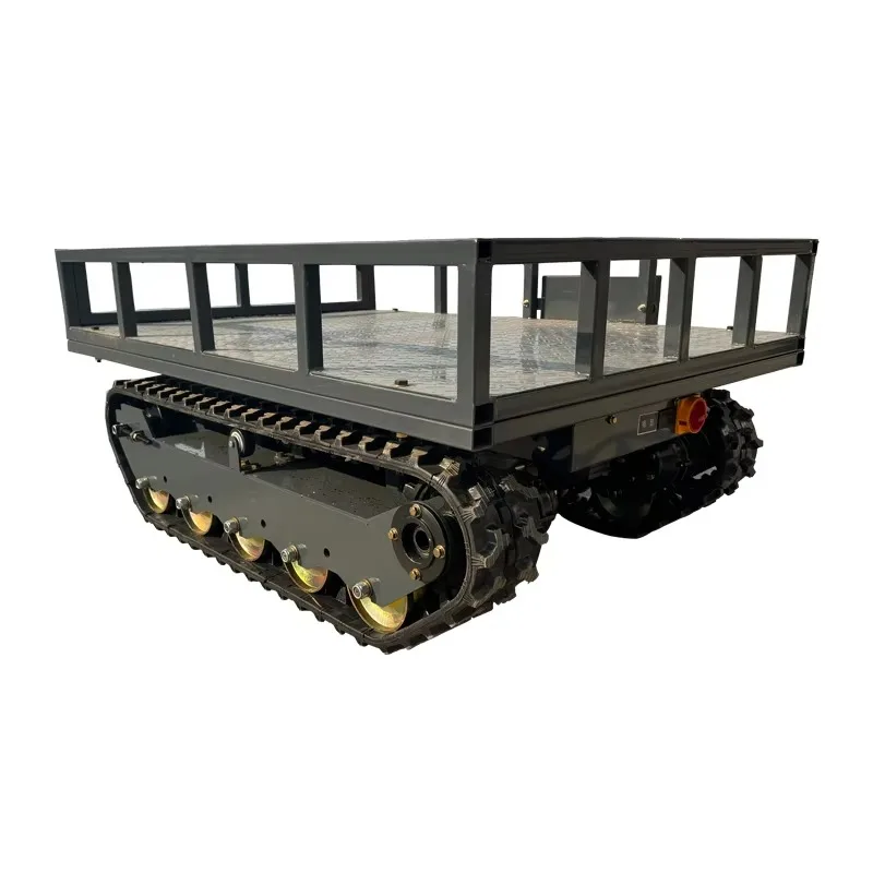 【Best-selling】  JiaFu New Heavy-Duty Remote-Controlled Tracked Transport Vehicle Engine Intelligent Mountainous Terrain Unmanned