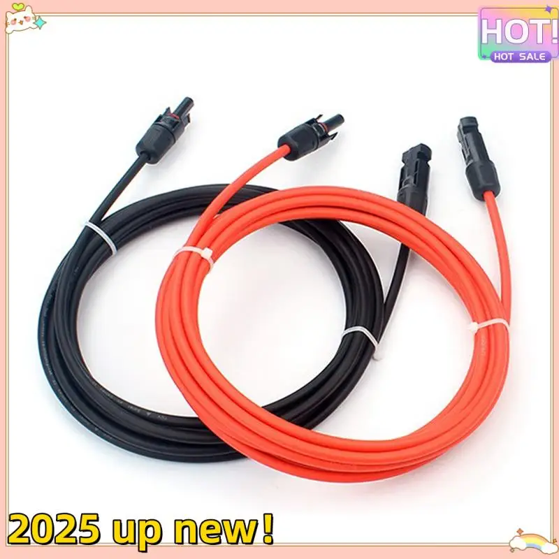 

Классический соединительный удлинитель 10AWG, черный, красный, каждый по 10 м, 1X6 мм2, 1000 В, 1 ядро, луженый бескислородный медный провод