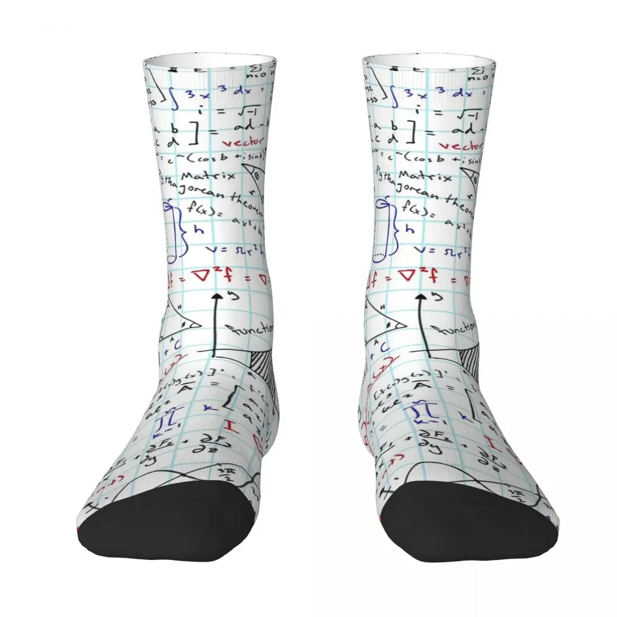 Math Homework Socks Harajuku High Quality Stockings All Season Long Socks Accessories for Unisex Birthday Present