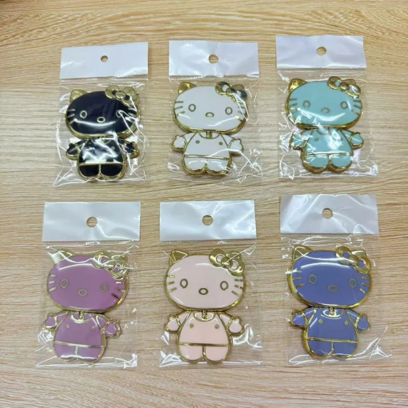 

7pcs cartoon mobile phone back stick bracket 360 rotation cartoon electroplating radium with make-up mirror lovely cartoon