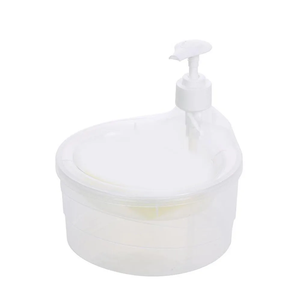 High Quality Practical Dish Brush Widely Used 2 In 1 Automatic Cleaning Tools Kitchen Dishwasher Soap Dispenser