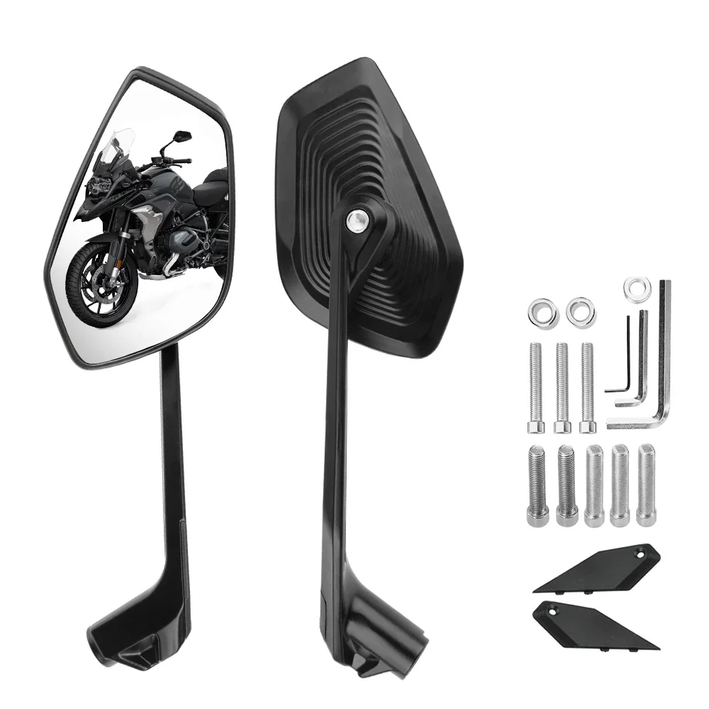 

Side Rear View Mirror Fit For BMW R1250GS S1000R R1200GS LC ADV Adventure For BMW F700GS F800GS F800R F850GS R1200GS R1250GS
