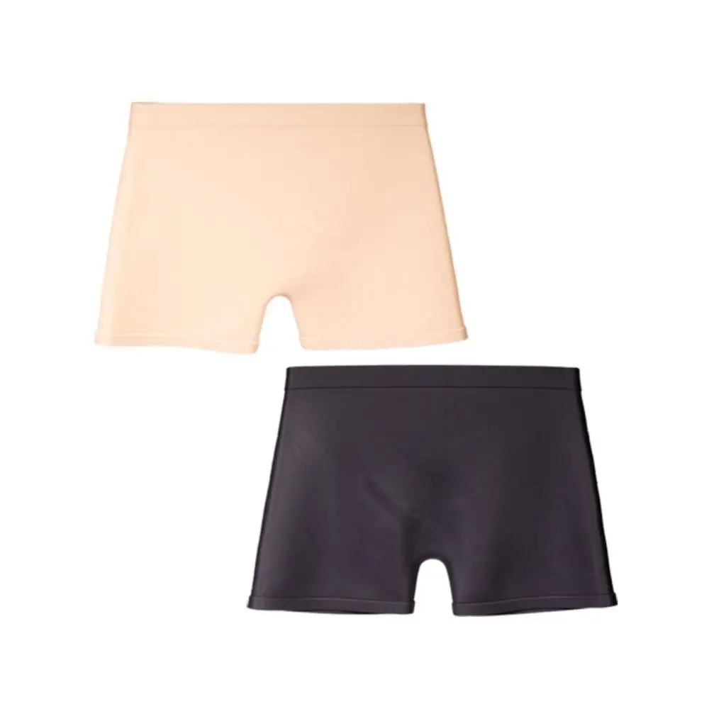 Silicone Children Swim Trunks Hot Spring Pants Solid Color High Stretch Swim Trunks Four Corner Swimming Trunks