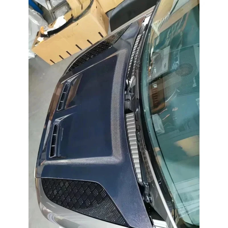 Carbon Fiber Hood for Defend SVR Style Upgrade Carbon Fiber Material Hood Cover