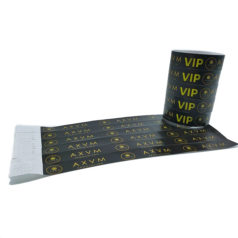 100pcs Count Factory Wholesale Festival Wrist Bands ,Waterproof Events Bracelets,Entrance Tickets VIP Wristbands Support Custom