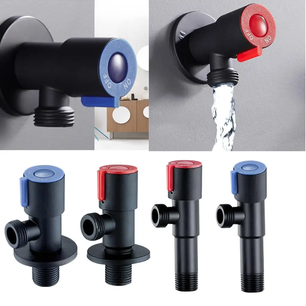 1/2 in stainless steel valve for /Kitchen/Garden Black--Blue