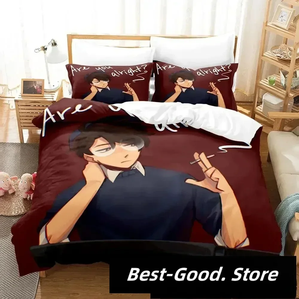 Wilbur Soot are you alright Technoblade lovejoy Bedding Set Boys Girls Twin Queen King Size Duvet Cover Pillowcase Bed Adult