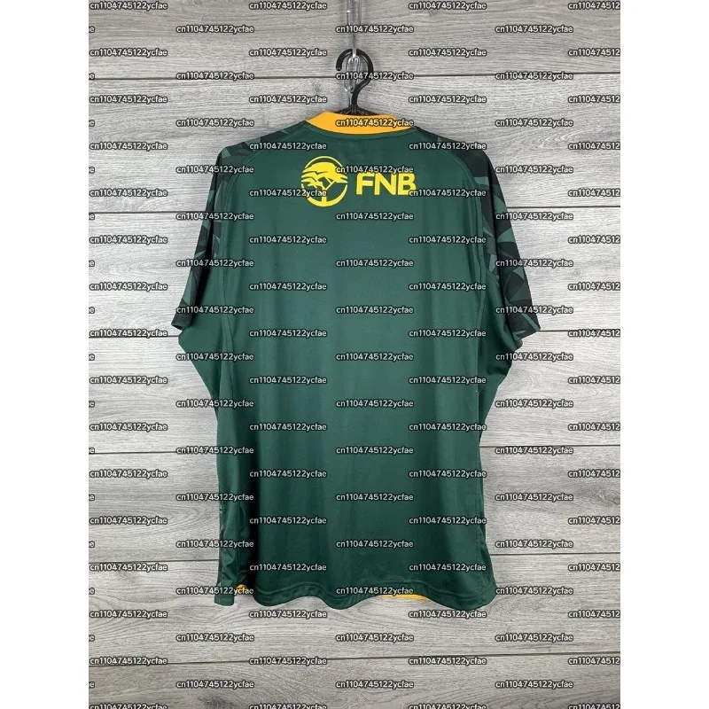 

Fashion Breathable Quick-dry South Africa 2025 Men's Rugby Jersey T-shirt Kids and Adults Summer Autumn Breathable Sports Top