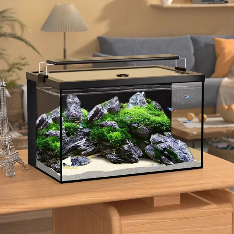 Aquatic Plant Decoration Fish Tank Ecology Cobble Aquatic Pet Supplies Living Room Nordic Fish Tank Loop Aquarium Pour Aquarium