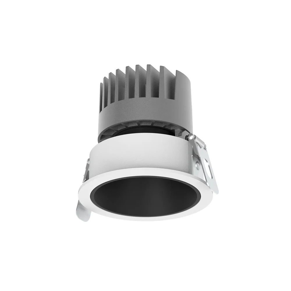 Round Recessed Anti-glare LED COB Spotlight CRI97 24° 24W 30W Dimmable LED Downlight 10W 18W 20W Ceiling Spot Indoor Lighting