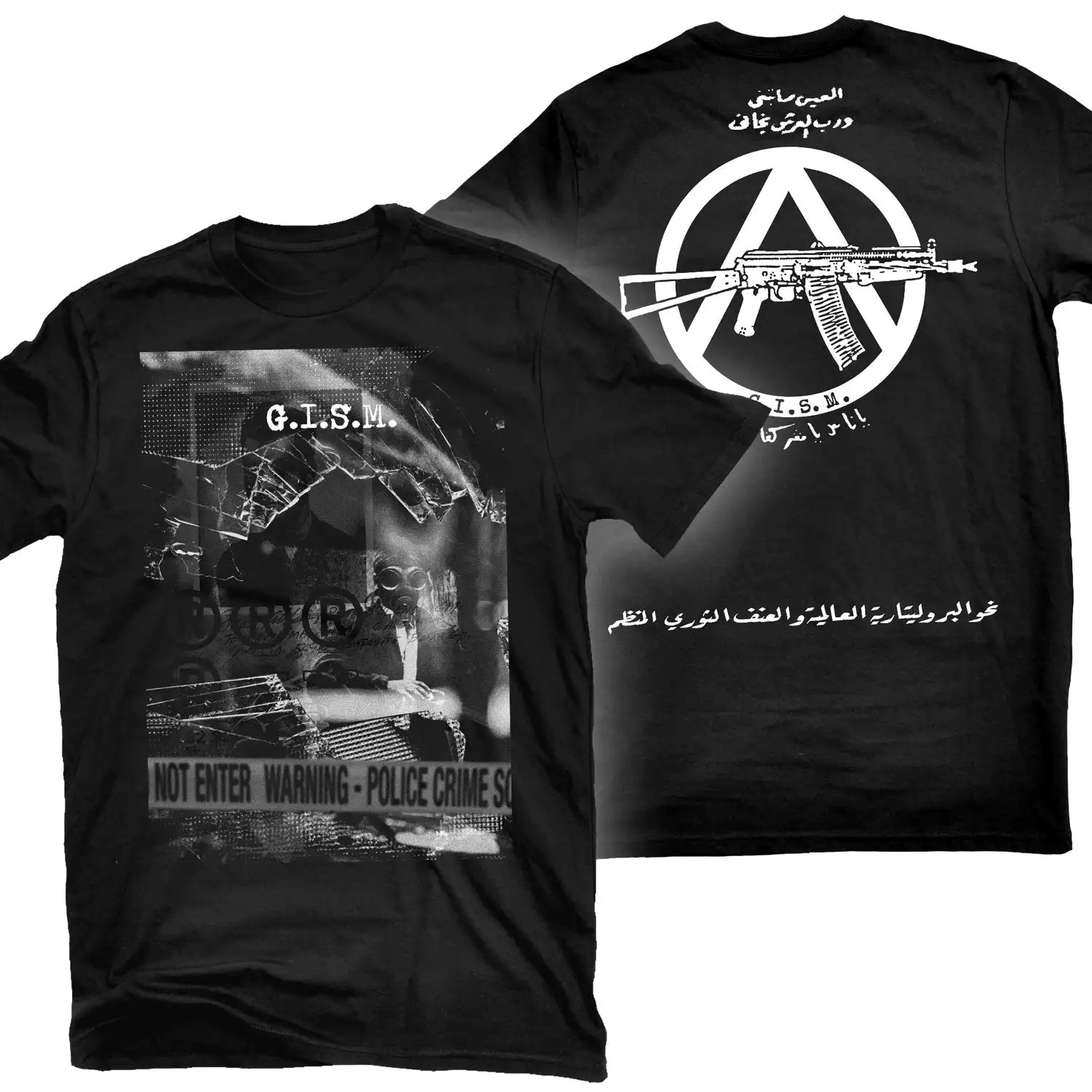 Neues 2026 GISM Skull Wing Band Grafik-T-Shirt aus 100 % Baumwolle mit Rundhalsausschnitt, lässiges Unisex-T-Shirt, Sommer-Top