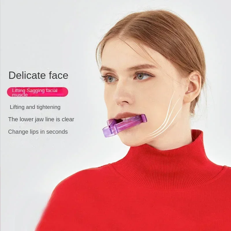 V Shape Face Neck Exerciser Face Lift Skin Firming Double Chin Exerciser Instrument Jaw Exerciser Portable Face Trainer