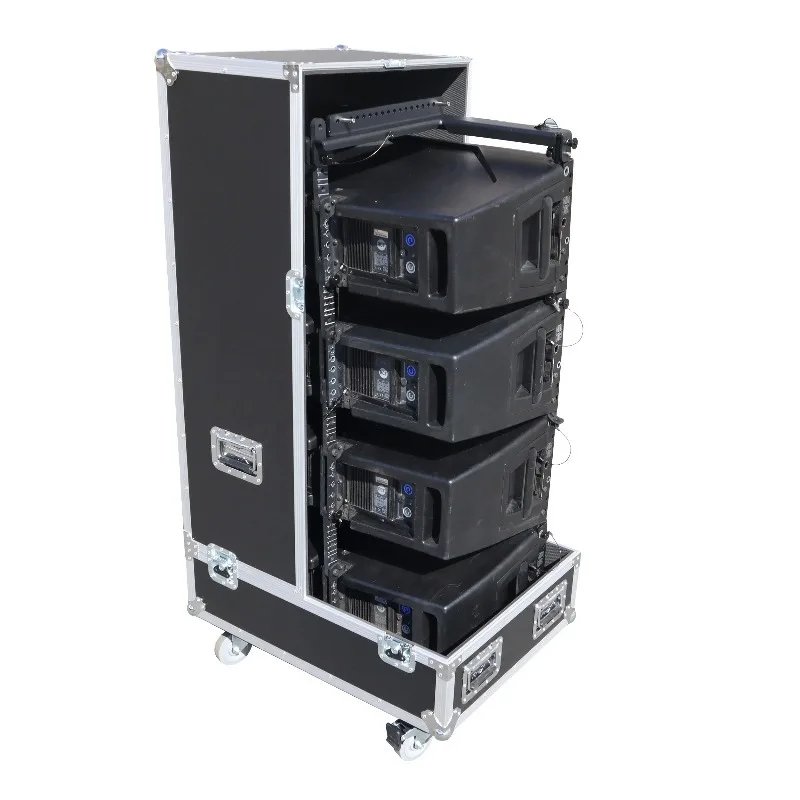 

【Factory Price】Universal Line Array Speaker Flight Case For 4x RCF HDL30 HDL20 / SRX910LA / DAS SARA100 And Most Similar