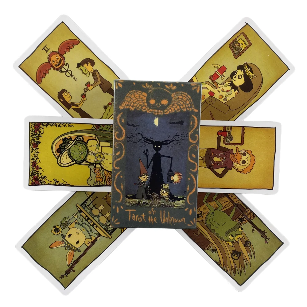 Tarot Of The Unknown Cards A 78 Deck Oracle English Visions Divination Edition Board Playing Games