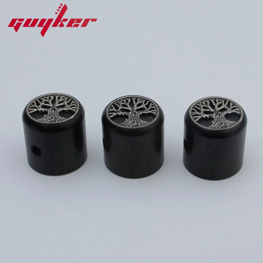 Tree Of Life Surface Potentiometer Knob Inner Diameter 6MM for Guitar Bass Accessories