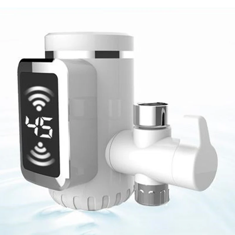 BAAR-Free de instalação de conexão rápida resistente a altas temperaturas torneira de água quente elétrica display de temperatura LCD elétrico Ho