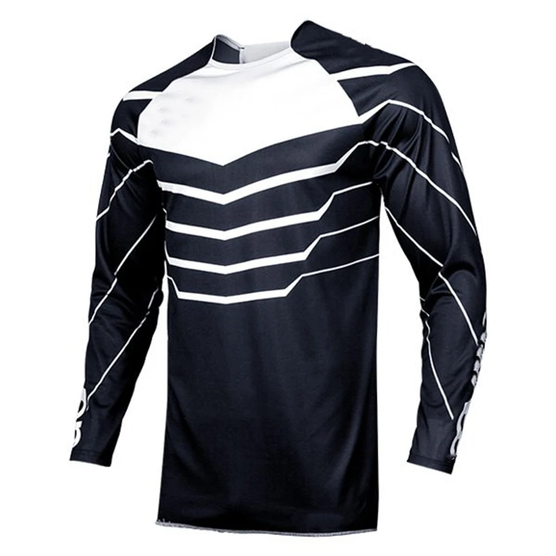 

Spring and Summer Latest High Mountain Off road Bicycle Off road Grey Long sleeved Sports Shirt for Men