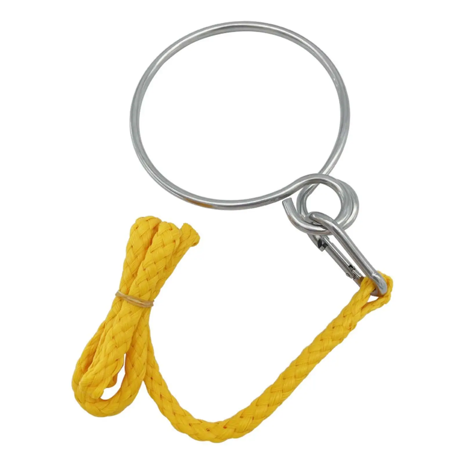 Marine Anchor Ring & Rope Fishing , Lifting Anchor to Outdoors 130mm Diameter