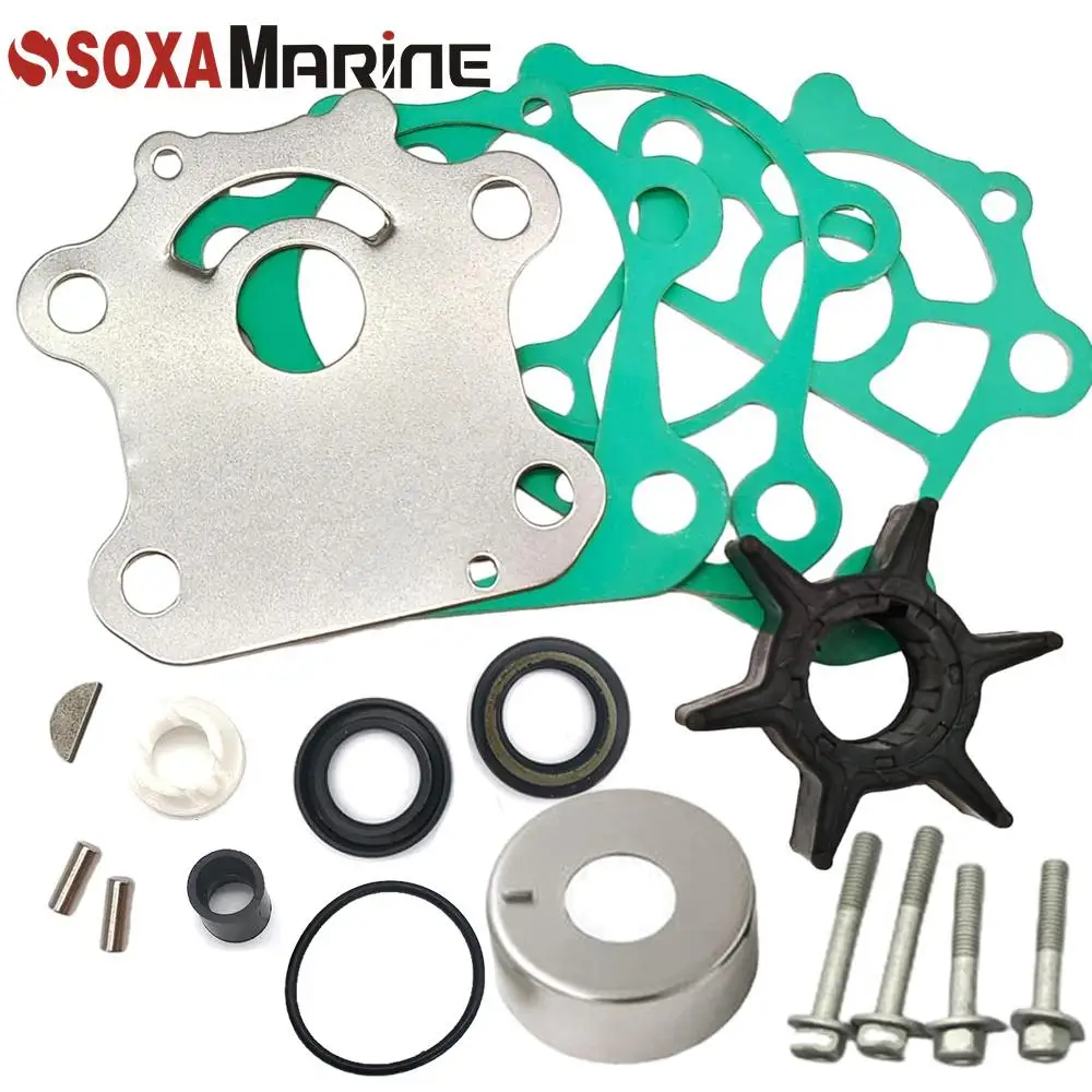 Water Pump Impeller Kit 6CJ-W0078-00 For Yamaha  4-Stroke 70 HP F70A Outboard Motor 6CJ-W0078-01 18-3494