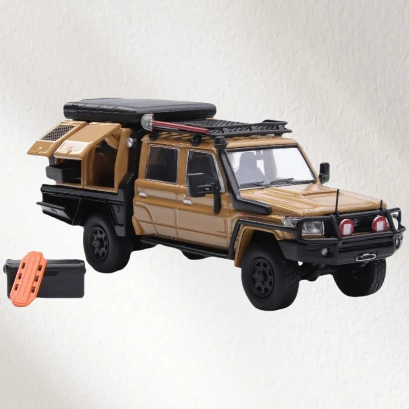 Autobots moulé sous pression 1/64 échelle LandCruiser alliage modèle voitures J70 LC79 PickupTruck jouer véhicules jouets pour garçons cadeau boîte d'origine