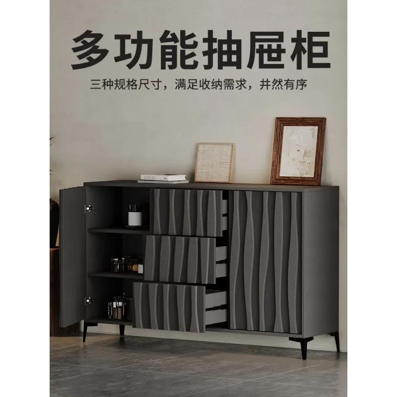 New Chinese style solid wood dining side cabinet, tea cabinet, bedroom, bedside cabinet, locker, entrance cabinet