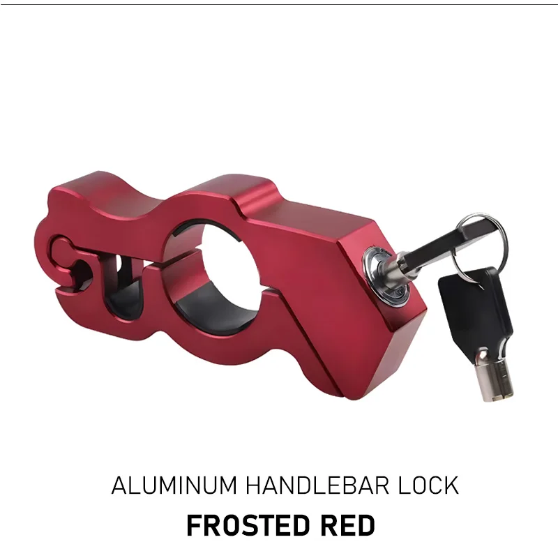 

Universal Handlebar Lock - Aluminum Alloy Anti-Theft Device - Fits Most E-Bikes, Motorcycles & ATVs (Tool-Free Install)