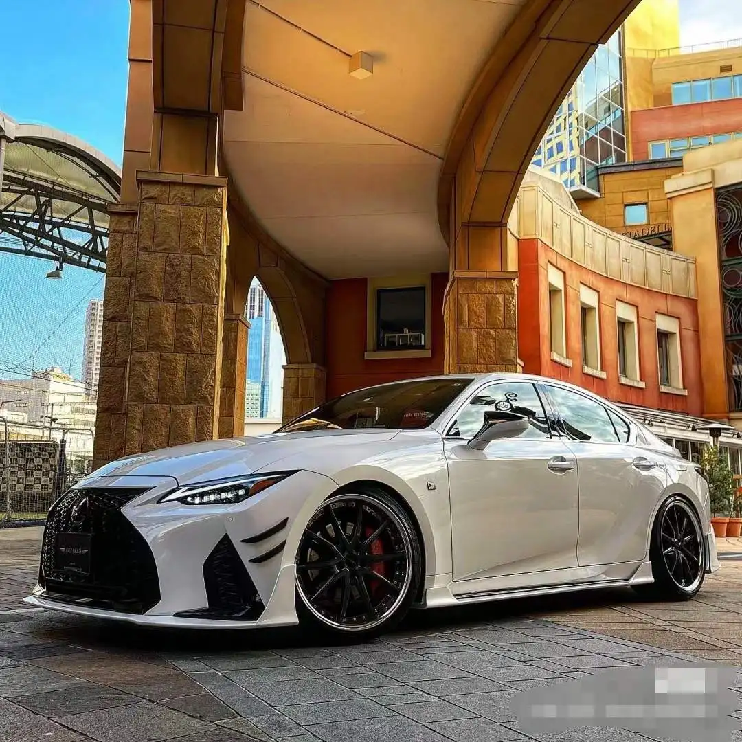 YICKU New Product Body Kit  For Lexus IS Upgrade Artisan Style Resin Front Lip Wheel Eyebrows Side Skirts