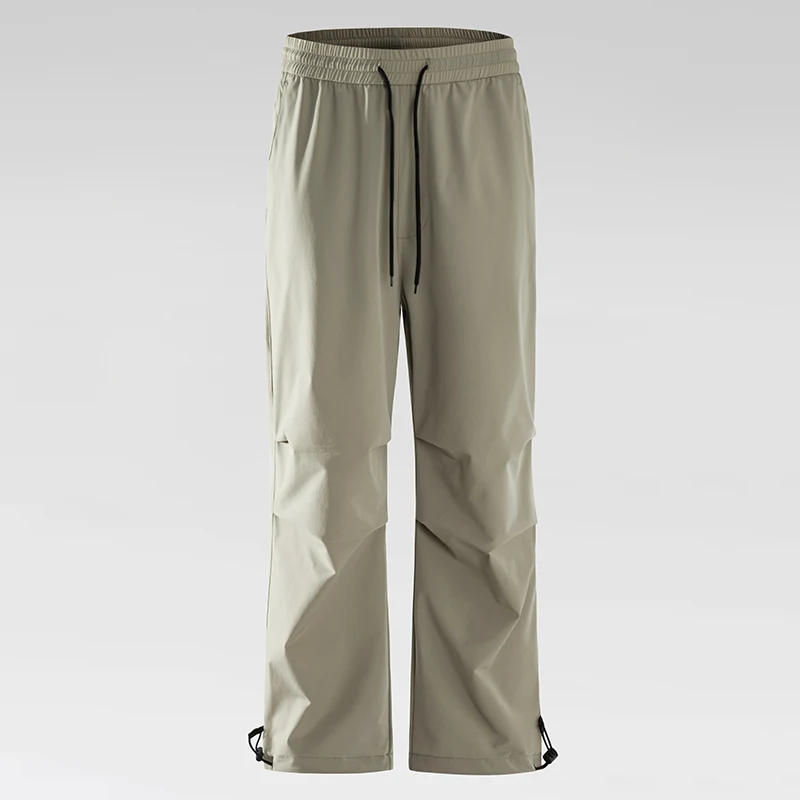 

2025 New Ice Silk Qui Dry Jaet Simple Casual Couple Pants Long Pants Regular Thin Summer Collection Men's Wear