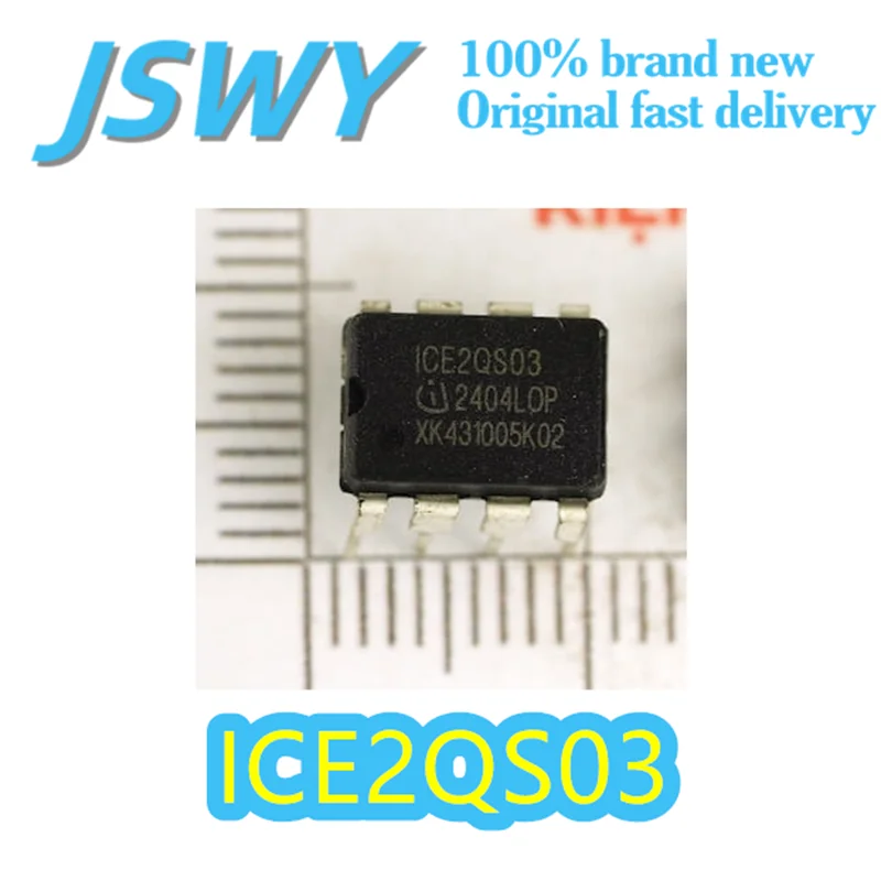 

(10/50 pieces) ICE2QS03 ​​Original Power Management IC Package DIP-8 85V-265V Wide Voltage Electronics Spot