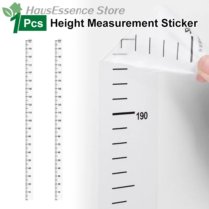 ※200cm Height House Wall Suitable Sticker Child Measuring Ruler Stickers Chart Kids Bedrooms Decor High Quality