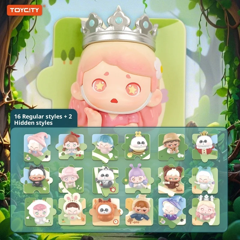 

TOYCITY's New Jade City Adventure Puzzle Blind Box Sticker Magnetic Attraction Fun Children's Refrigerator Sticker Gift