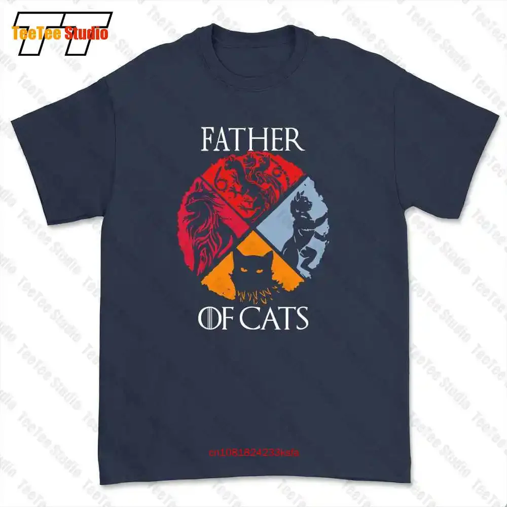 Father Of Cats Got Cat Father Father'S Day Gift T-shirt Tee DWW9