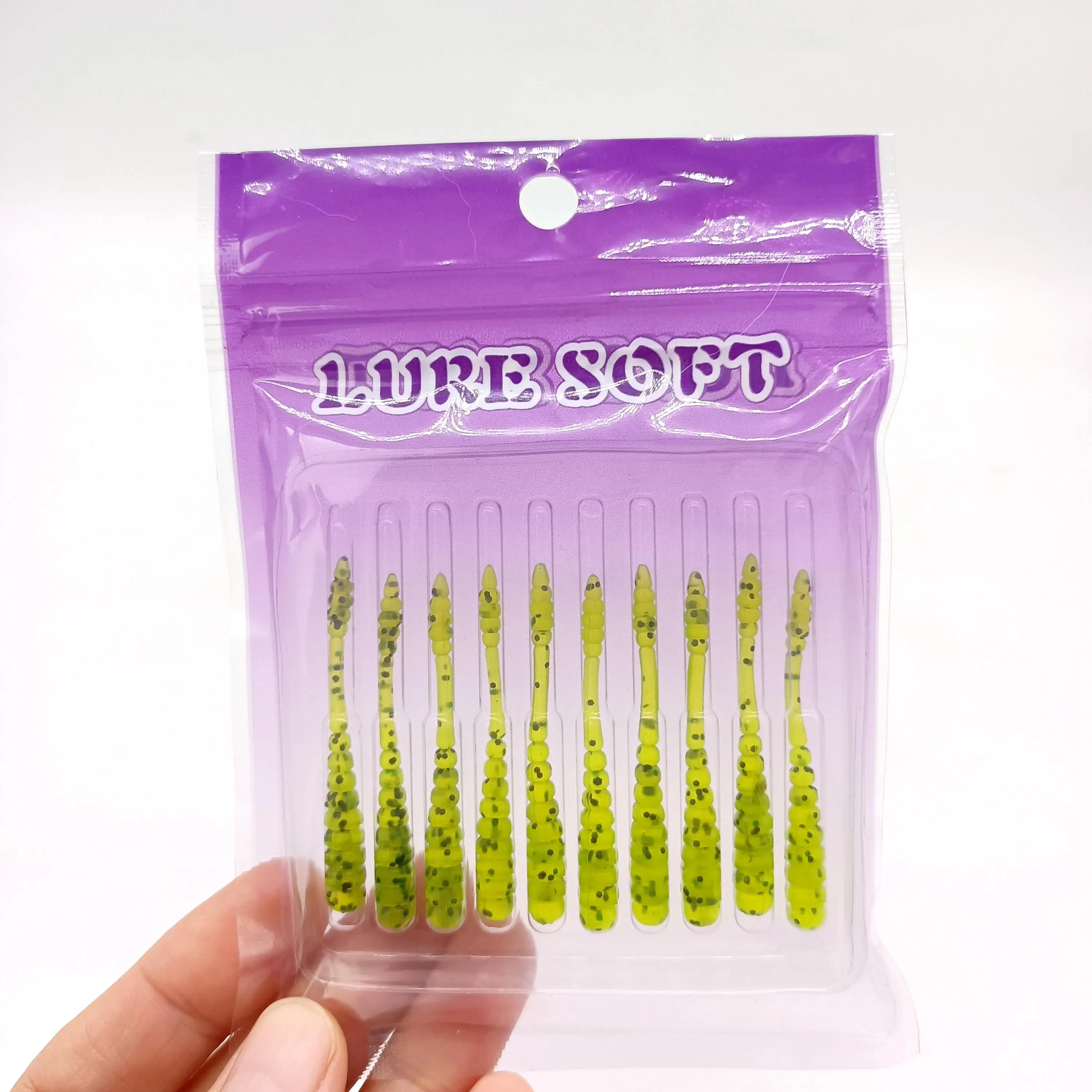 DUODUOYU 10PCS Neue Ajing Weiche Angeln Locken 48mm 0,5g Mini Kunststoff Köder Rockfishing Stream Fluss Meer künstliche Köder Angeln Locken – Detail 19