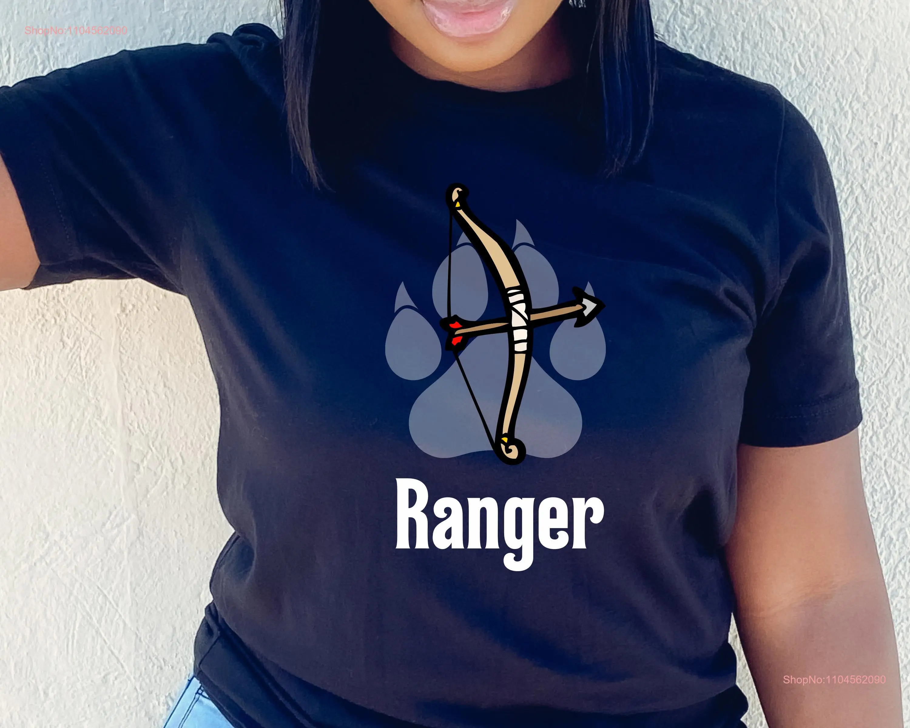 

Рубашка Ranger DnD унисекс для него Her RPG Nerd Geek T merch с длинными или короткими рукавами