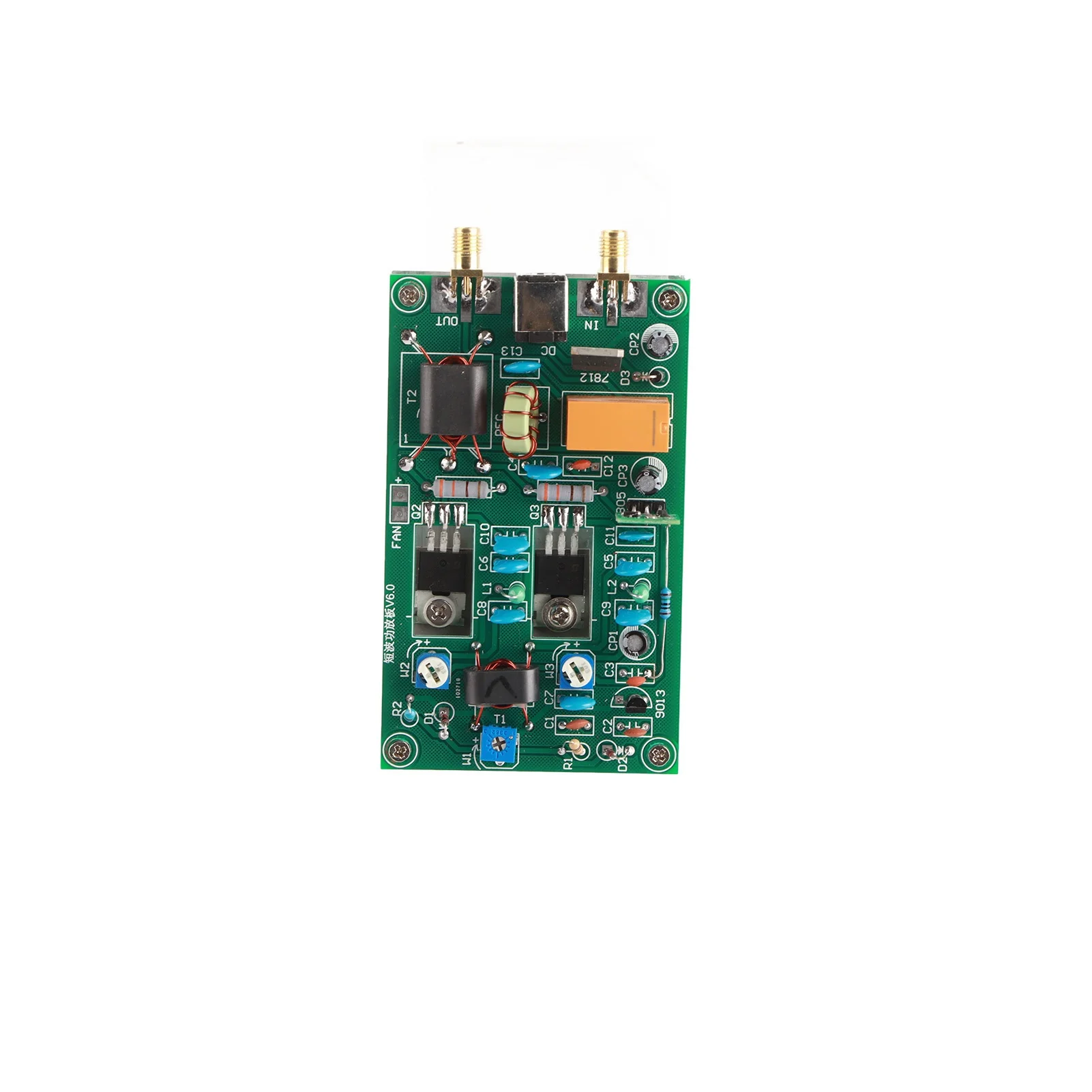 

Shortwave Power Amplifier Module Aluminum Alloy Automatic Switch 30W Power Amplifier Board DC 12‑13.8V