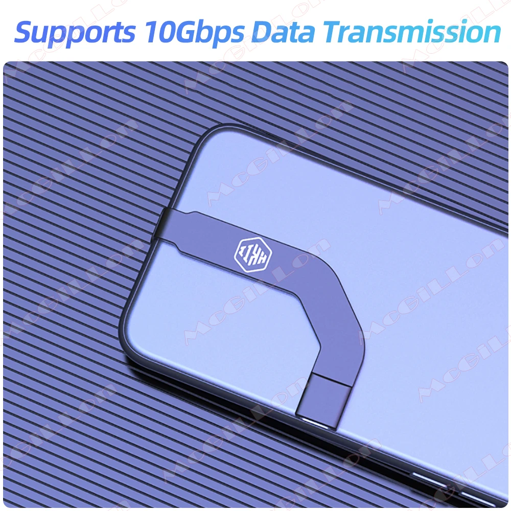 60 W Universal Typ C Stecker Konverter Lade Port Adapter Schnelle Aufladung beeinträchtigt nicht Spielen Spiel für USB C Telefon Tablet – Detail 5