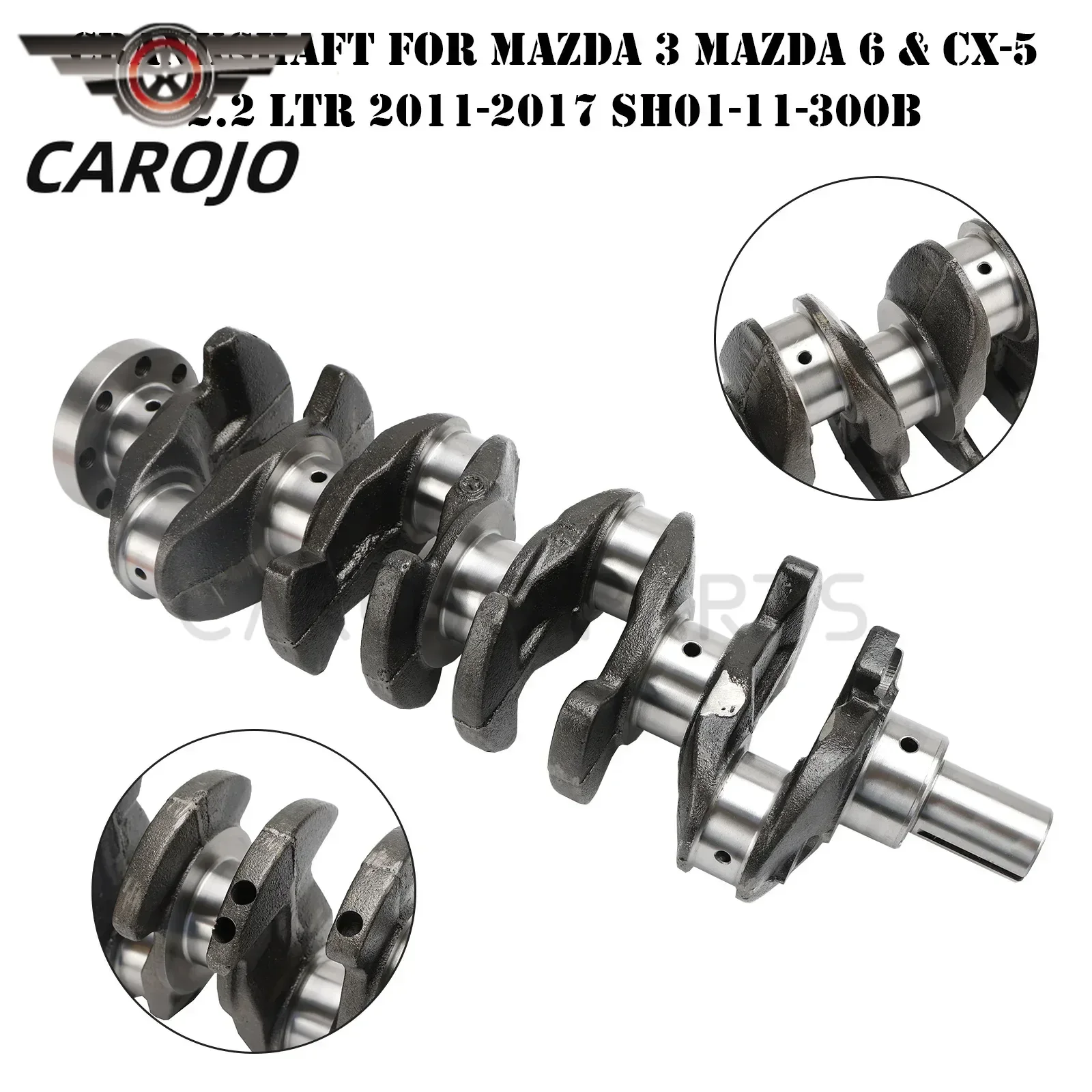 

Artudatech Crankshaft For Mazda 3 Mazda 6 & CX-5 2.2 LTR 2011-2017 SH01-11-300B Car Accessories