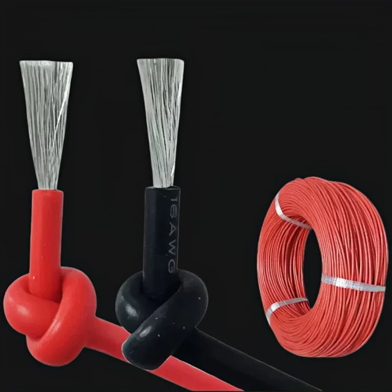 5m Ultra-soft silicone wire, high-quality material, resistant to high temperatures and pressures 12/14/16/22AWG