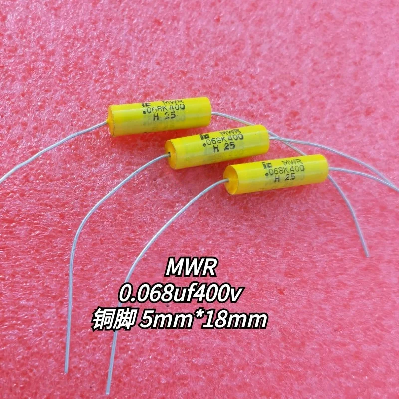 10 шт. ic MWR медный осевой конденсатор 0,068 мкФ 400 В 68nf 400 В 683 400 В 5X18 мм
