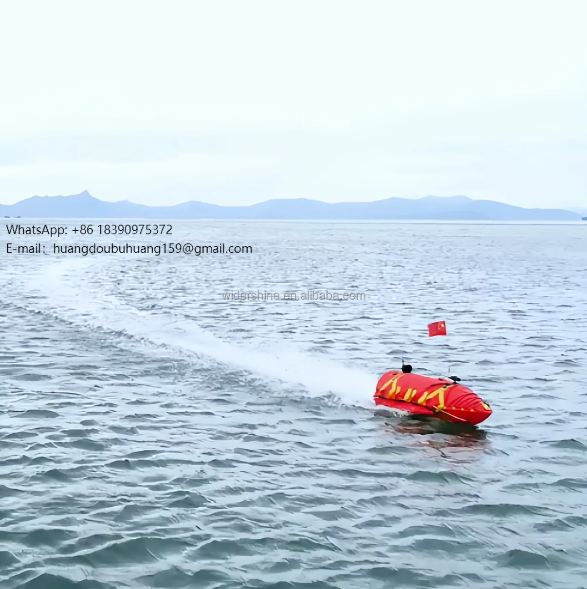 Widershine Intelligent Water Rescue Robot Unmanned Remote-Controlled Smart Boat for Emergency Lifesaving Water Safety Product
