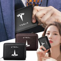 Driver License Holder Card Bag Driving ID Passport Card Wallet For Tesla Model 3 S X Y 2022 Style Roadster Invader Coil Mod WYE