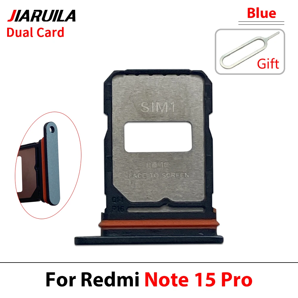 SIM-Kartenhalter, Chip-Slot-Schublade, Halter, Adapter, Zubehör, Reparaturteile für Xiaomi Redmi Note 15 Pro Plus (Dual-Karte) – Detail 8