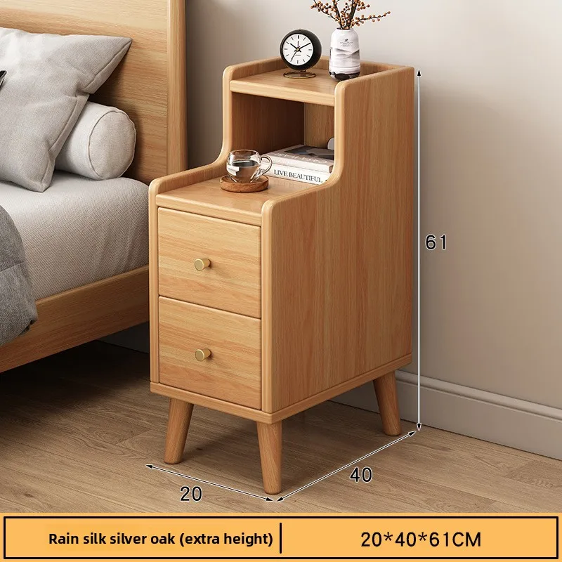 Multi-functional Household Goods Bedside Table Household Small Bedroom Storage Narrow Cabinet Bedside Cabinet