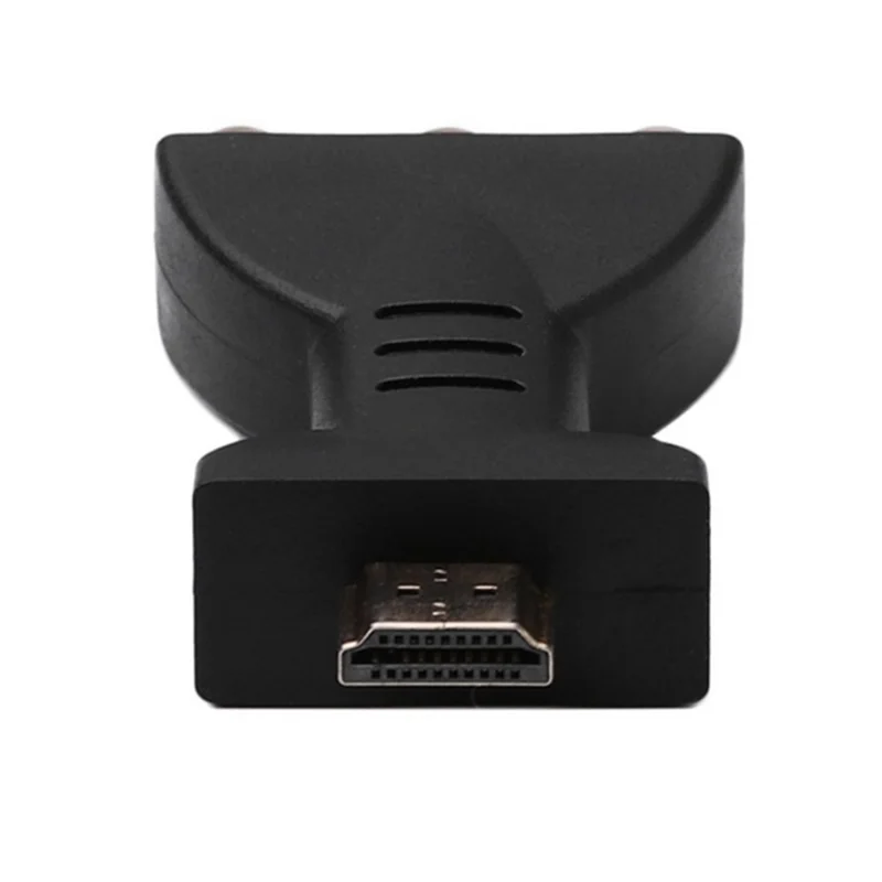 HDMI to 3RCA Red Yellow White Lotus Head Converter HDMI to AV Converter 3RCA Adapter