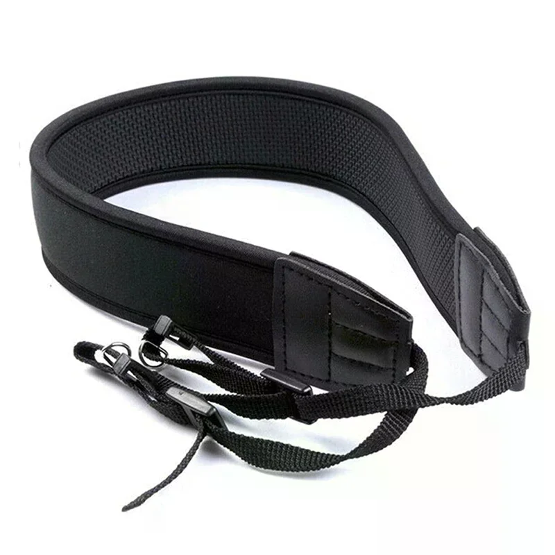 Universal Neck Shoulder Strap Sling Belt Universal Camera Shoulder Neck Straps Adjustable Thick Anti-slip Black Straps for Digi