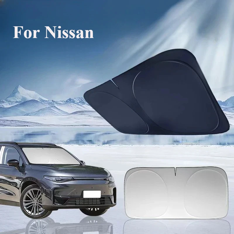 

For Nissan Qashqai Juke J10 J11 X-Trail T32 T31 Kicks Tiida Pathfinder Note Car Windshield Sunshade Cover Sun Anti UV Protection